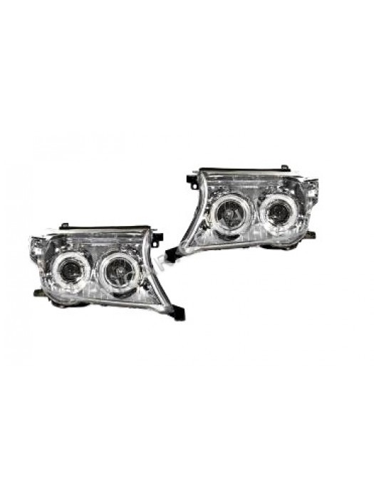 Передние фары линзовые Land Cruiser 200
